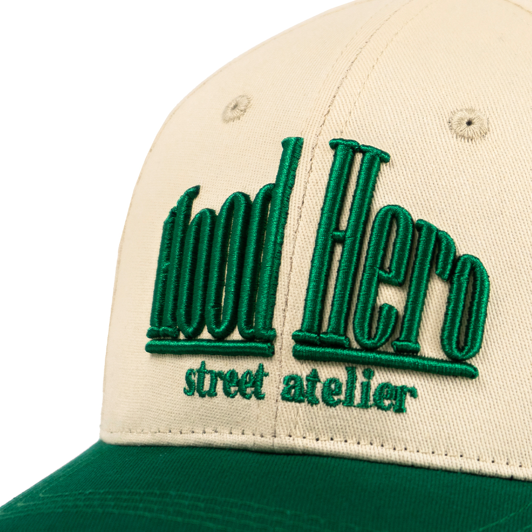 Cap Street Atelier Split - Cream / Green